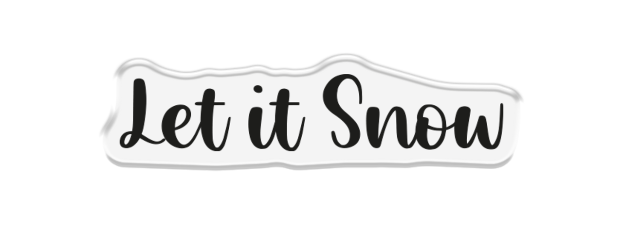 Crafter's Companion Christmas Scene Stamp & Die Let it Snow (CC-STD-LESN) Crafter's Companion Christmas Scene Stamp & Die Let it Snow (CC-STD-LESN)