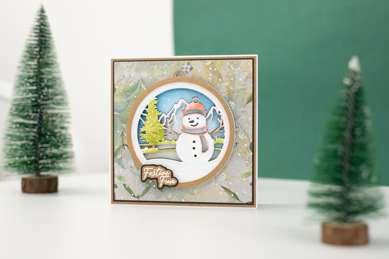 Crafter's Companion Christmas Scene Stamp & Die Festive Snowman (CC-STD-FESN) Crafter's Companion Christmas Scene Stamp & Die Festive Snowman (CC-STD-FESN)