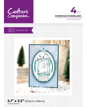 Crafter's Companion Christmas Scene Stamp & Die Christmas Woodland (CC-STD-CHWO)