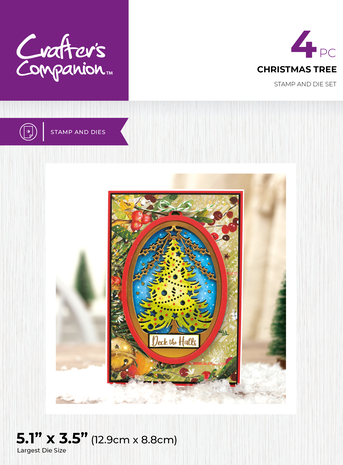 Crafter's Companion Christmas Scene Stamp & Die Christmas Tree (CC-STD-CHTR) Crafter's Companion Christmas Scene Stamp & Die Christmas Tree (CC-STD-CHTR)