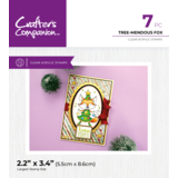 Crafter's Companion Cute Christmas Characters Clear Stamp Tree-mendous Fox (CC-STP-TRFO)