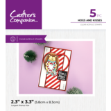 Crafter's Companion Cute Christmas Characters Clear Stamp Hog and Kisses (CC-STP-HOK)