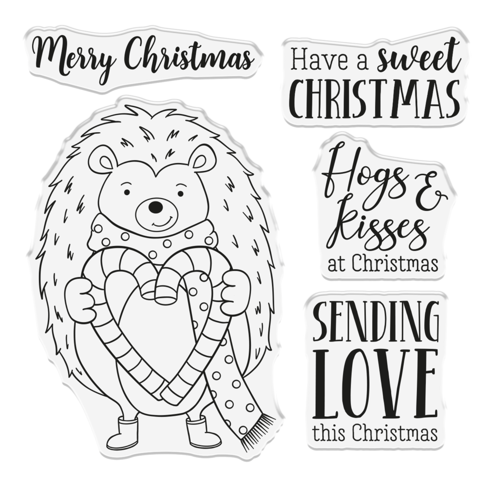 Crafter's Companion Cute Christmas Characters Clear Stamp Hog and Kisses (CC-STP-HOK) Crafter's Companion Cute Christmas Characters Clear Stamp Hog and Kisses (CC-STP-HOK)