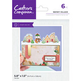 Crafter's Companion Festive Edge Stamp & Dies Snowy Village (CC-STD-SNVI)
