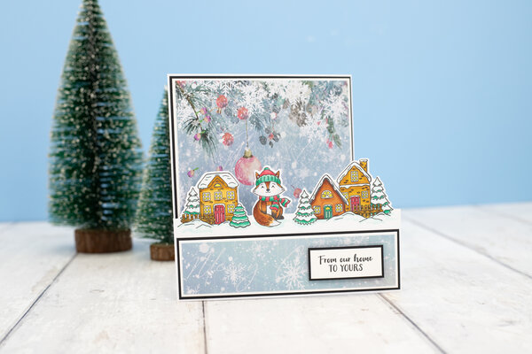 Crafter's Companion Festive Edge Stamp & Dies Snowy Village (CC-STD-SNVI) Crafter's Companion Festive Edge Stamp & Dies Snowy Village (CC-STD-SNVI)