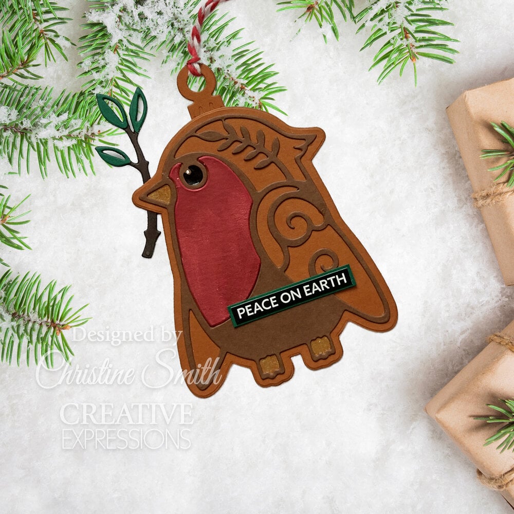Creative Expressions Cathie Shuttleworth Paper Cuts Festive Robin (CEDPC1247) (OUTLET) Creative Expressions Cathie Shuttleworth Paper Cuts Festive Robin (CEDPC1247) (OUTLET)