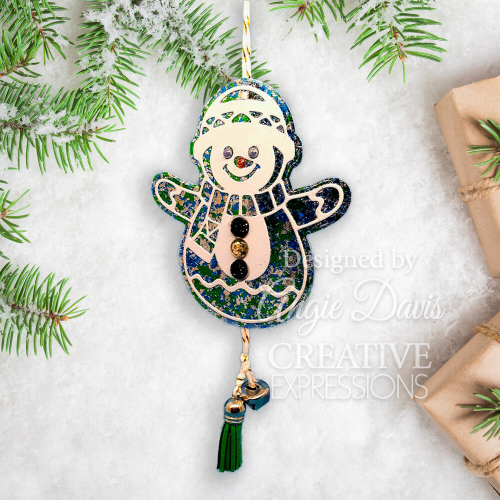 Creative Expressions Cathie Shuttleworth Paper Cuts Festive Snowman (CEDPC1246) (OUTLET)