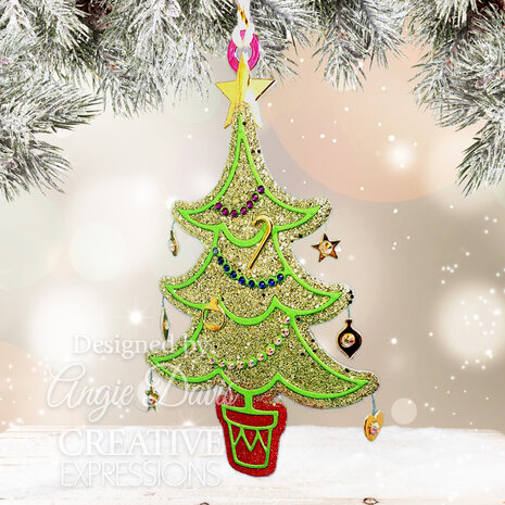 Creative Expressions Cathie Shuttleworth Paper Cuts Festive Christmas Tree (CEDPC1245) (OUTLET)