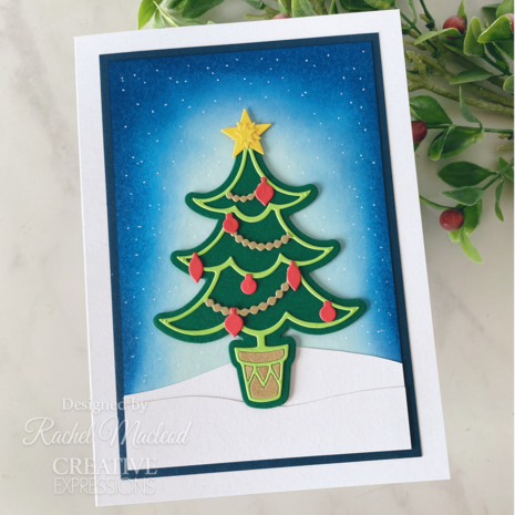 Creative Expressions Cathie Shuttleworth Paper Cuts Festive Christmas Tree (CEDPC1245) (OUTLET) Creative Expressions Cathie Shuttleworth Paper Cuts Festive Christmas Tree (CEDPC1245) (OUTLET)