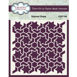Creative Expressions Taylor Made Journals Stencil Stained Glass (CEST165) (OUTLET)