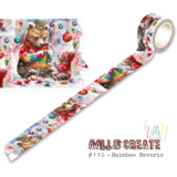 Aall and Create Washi Tape 25mm 10m Rainbow Reverie (AALL-MT-110)
