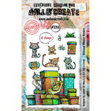 Aall and Create Stamp Set A6 Ribboned Whisker Wonders (AALL-TP-1214)