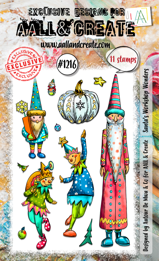 Aall and Create Stamp Set A6 Santa's Workshop Wonders (AALL-TP-1216) Aall and Create Stamp Set A6 Santa's Workshop Wonders (AALL-TP-1216)