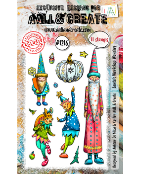 Aall and Create Stamp Set A6 Santa's Workshop Wonders (AALL-TP-1216)