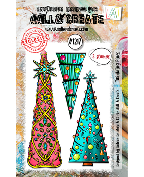 Aall and Create Stamp Set A7 Twinkling Pines (AALL-TP-1217)