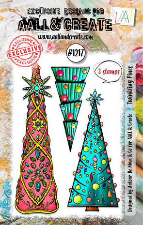 Aall and Create Stamp Set A7 Twinkling Pines (AALL-TP-1217) Aall and Create Stamp Set A7 Twinkling Pines (AALL-TP-1217)