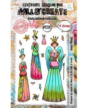 Aall and Create Stamp Set A6 Angel Wings (AALL-TP-1220)