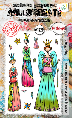 Aall and Create Stamp Set A6 Angel Wings (AALL-TP-1220) Aall and Create Stamp Set A6 Angel Wings (AALL-TP-1220)