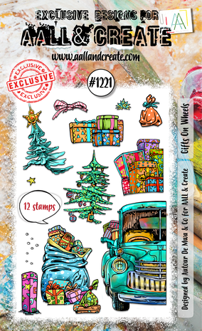 Aall and Create Stamp Set A6 Gifts On Wheels (AALL-TP-1221) Aall and Create Stamp Set A6 Gifts On Wheels (AALL-TP-1221)