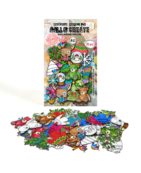 Aall and Create Ephemera Die-Cuts A6 Tis The Season (AALL-EP-063)