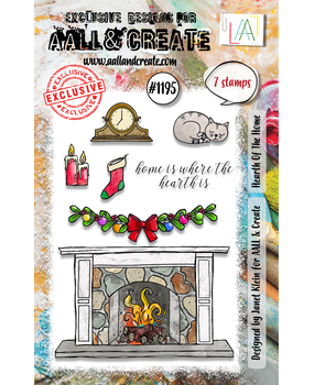 Aall and Create Stamp Set A7 Hearth Of The Home (AALL-TP-1195)