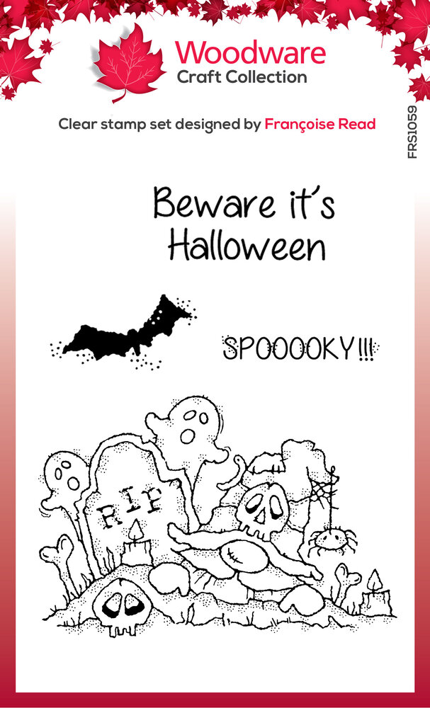 Woodware Spooky Night Clear Stamps (FRS1059) (OUTLET)