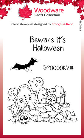 Woodware Spooky Night Clear Stamps (FRS1059) (OUTLET)