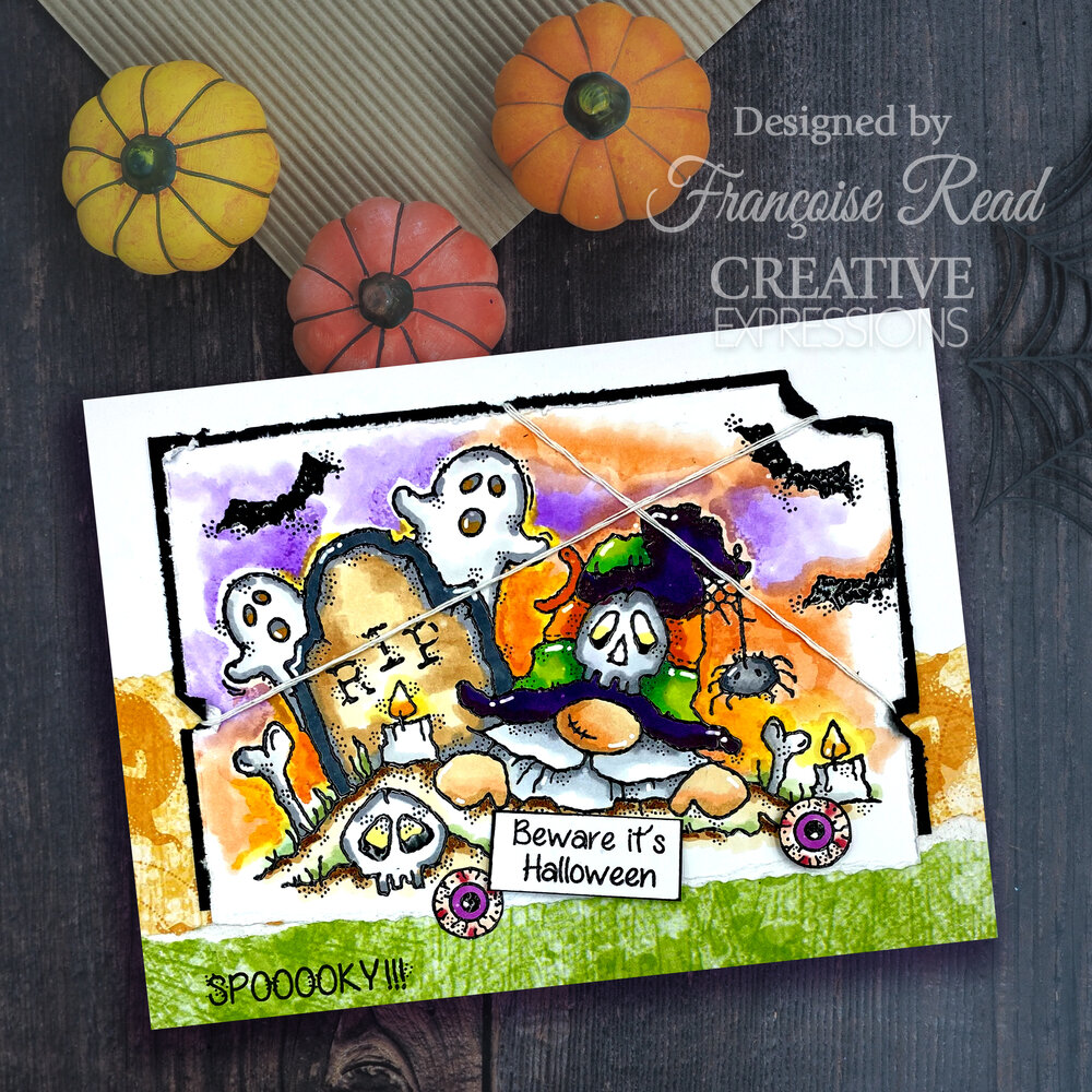 Woodware Spooky Night Clear Stamps (FRS1059) (OUTLET)