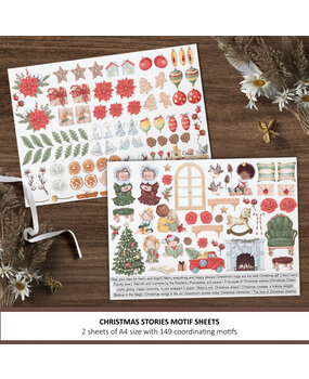 Dress My Craft Christmas Stories Motif Sheets (2pcs) (DMCP8020) (OUTLET)