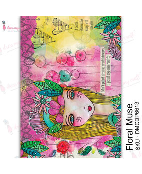 Dress My Craft Transfer Me Floral Muse (DMCDP6613) (OUTLET)