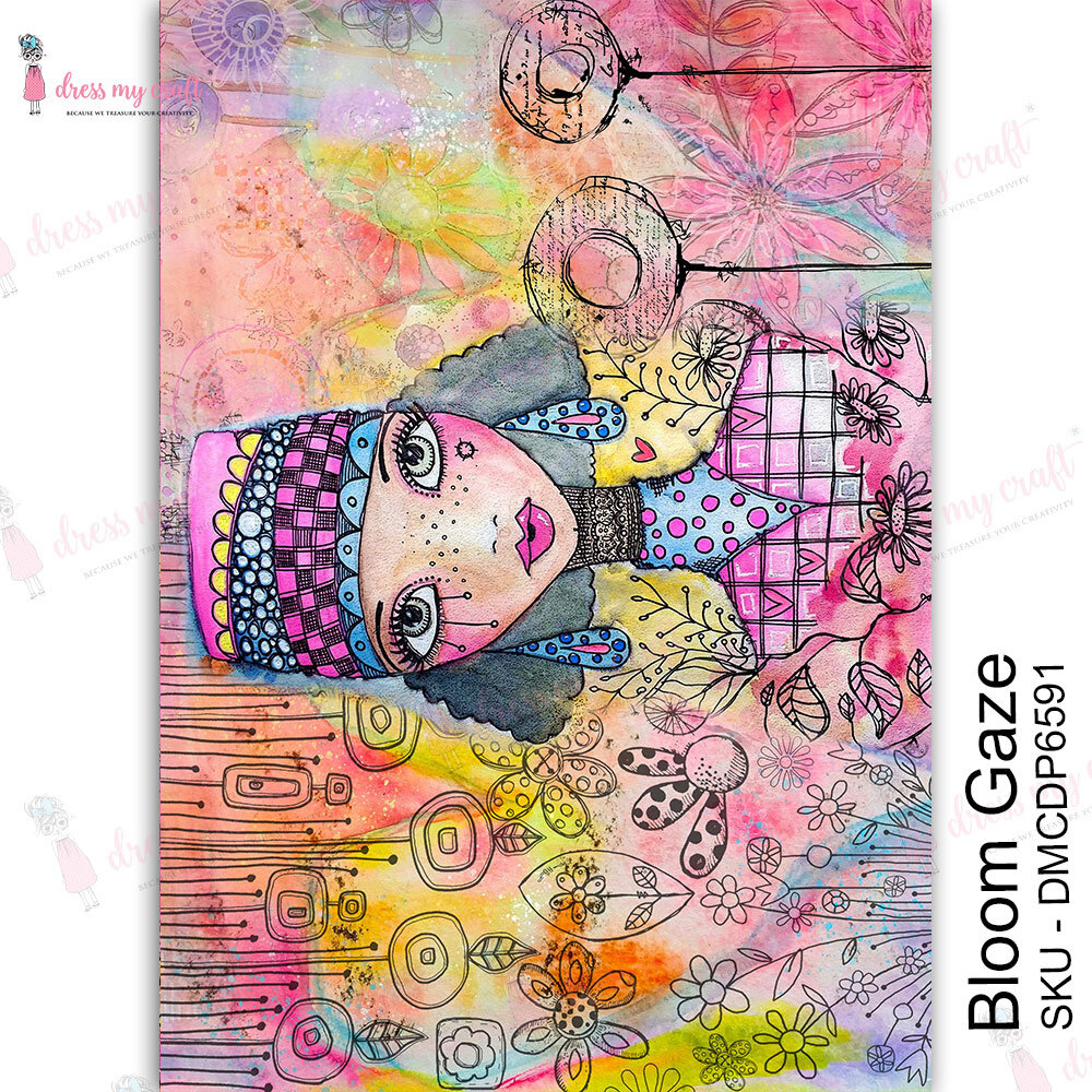 Dress My Craft Transfer Me Bloom Gaze (DMCDP6591) (OUTLET) Dress My Craft Transfer Me Bloom Gaze (DMCDP6591) (OUTLET)