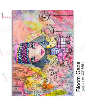 Dress My Craft Transfer Me Bloom Gaze (DMCDP6591) (OUTLET)