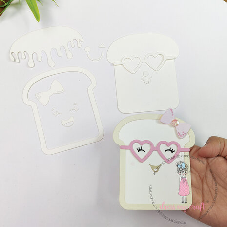 Dress My Craft Basic Designer Dies Happy Bread (DMCD6083) (OUTLET)