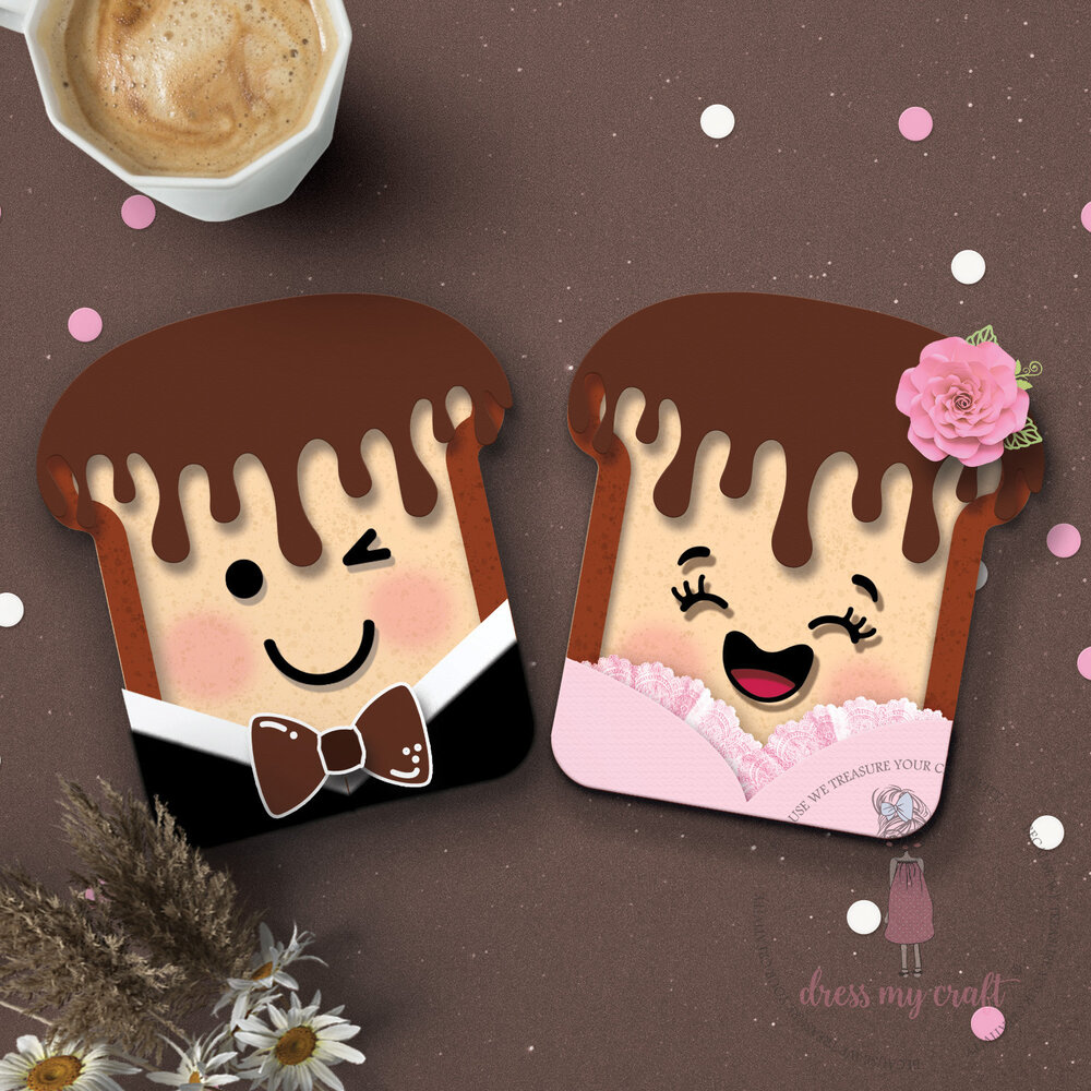 Dress My Craft Basic Designer Dies Happy Bread (DMCD6083) (OUTLET)