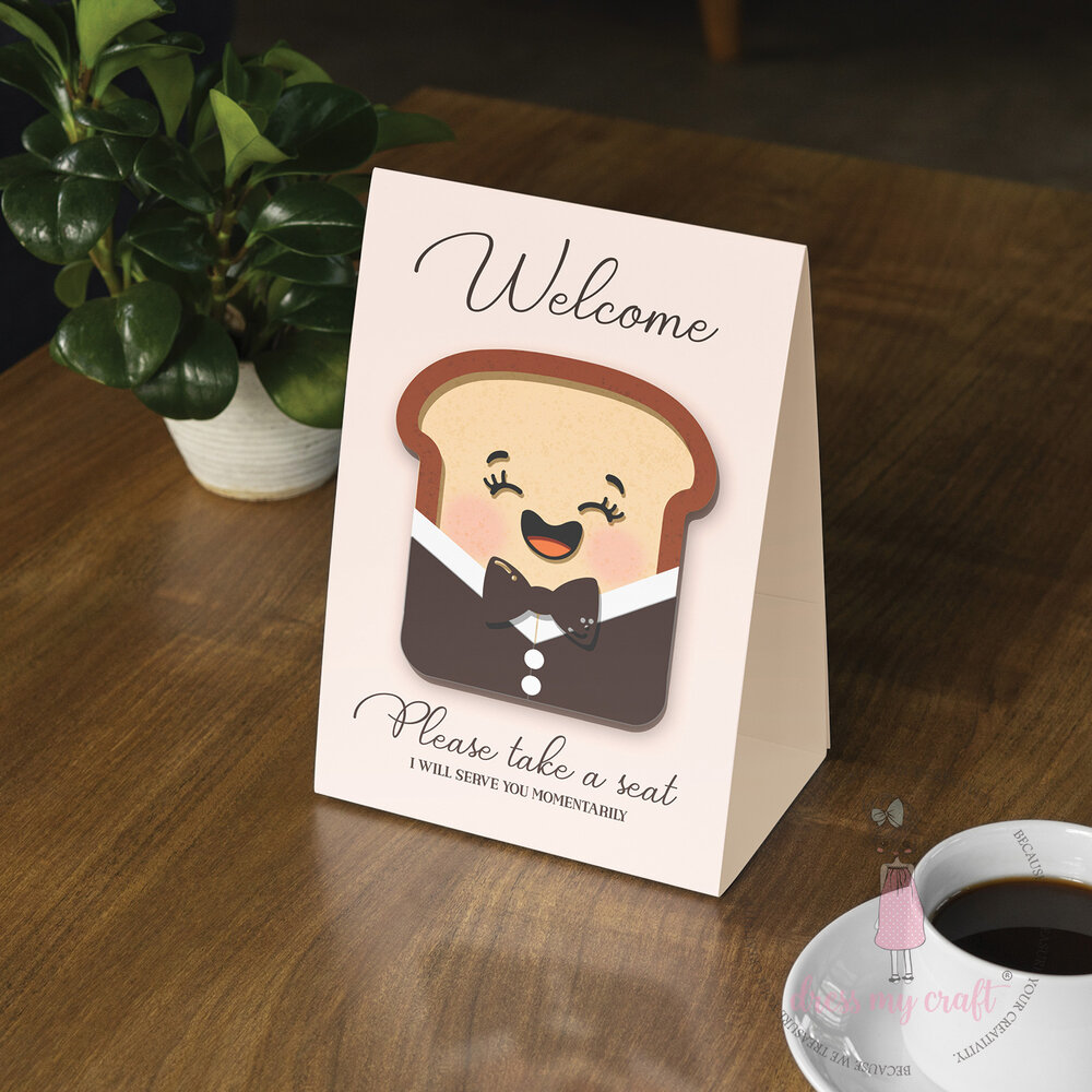 Dress My Craft Basic Designer Dies Happy Bread (DMCD6083) (OUTLET)