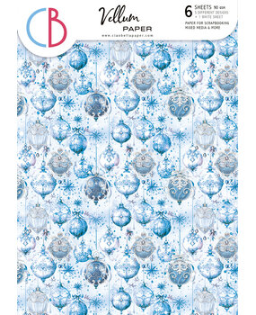 Ciao Bella Elegance of Blue A4 Vellum Paper Patterns (6pcs) (CBV018) Ciao Bella Elegance of Blue A4 Vellum Paper Patterns (6pcs) (CBV018)