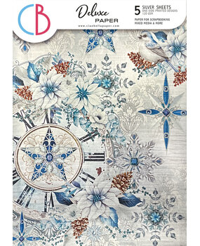 Ciao Bella Elegance of Blue A4 Deluxe Paper Silver (5pcs) (CBD013) Ciao Bella Elegance of Blue A4 Deluxe Paper Silver (5pcs) (CBD013)