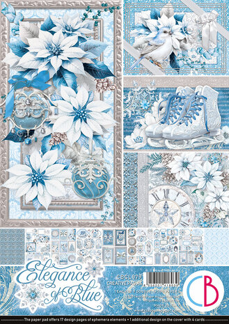 Ciao Bella Elegance of Blue A4 Creative Pad (9pcs) (CBCL079) Ciao Bella Elegance of Blue A4 Creative Pad (9pcs) (CBCL079)