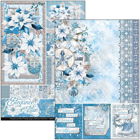 Ciao Bella Elegance of Blue A4 Creative Pad (9pcs) (CBCL079) Ciao Bella Elegance of Blue A4 Creative Pad (9pcs) (CBCL079)