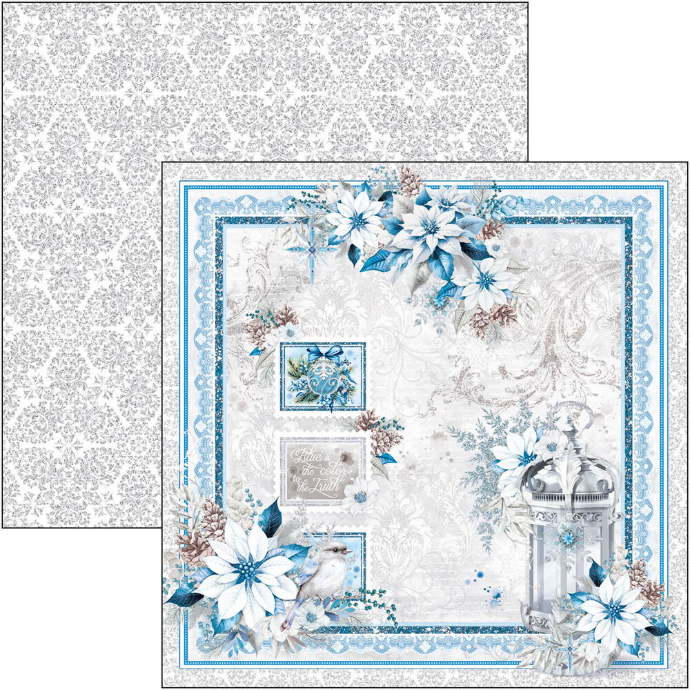 Ciao Bella Elegance of Blue 8x8 Inch Paper Pad (12pcs) (CBH079) Ciao Bella Elegance of Blue 8x8 Inch Paper Pad (12pcs) (CBH079)