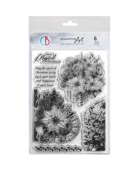 Ciao Bella Elegance of Blue 6x8 Inch Clear Stamps Boho Christmas (PS8122) Ciao Bella Elegance of Blue 6x8 Inch Clear Stamps Boho Christmas (PS8122)
