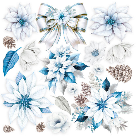 Ciao Bella Elegance of Blue 6x6 Inch Vellum Fussy Cut (6pcs) (CBVQ018) Ciao Bella Elegance of Blue 6x6 Inch Vellum Fussy Cut (6pcs) (CBVQ018)