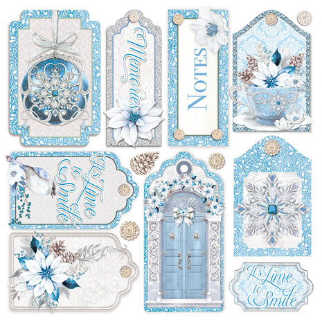 Ciao Bella Elegance of Blue 6x6 Inch Vellum Fussy Cut (6pcs) (CBVQ018) Ciao Bella Elegance of Blue 6x6 Inch Vellum Fussy Cut (6pcs) (CBVQ018)