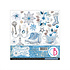 Elegance of Blue 6x6 Inch Fussy Cut Pad (24pcs) (CBQE079)