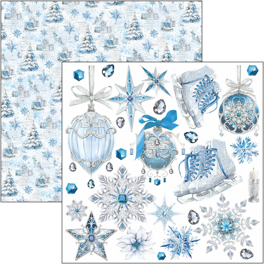 Ciao Bella Elegance of Blue 6x6 Inch Fussy Cut Pad (24pcs) (CBQE079) Ciao Bella Elegance of Blue 6x6 Inch Fussy Cut Pad (24pcs) (CBQE079)