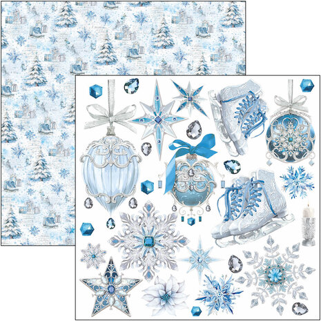 Ciao Bella Elegance of Blue 6x6 Inch Fussy Cut Pad (24pcs) (CBQE079) Ciao Bella Elegance of Blue 6x6 Inch Fussy Cut Pad (24pcs) (CBQE079)