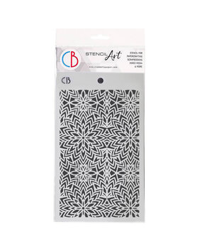 Ciao Bella Elegance of Blue 5x8 Inch Texture Stencil Snowflake Balls (MS138) (DISCONTINUED) Ciao Bella Elegance of Blue 5x8 Inch Texture Stencil Snowflake Balls (MS138) (DISCONTINUED)