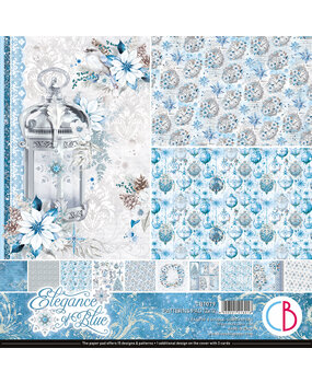 Ciao Bella Elegance of Blue 12x12 Inch Patterns Pad (8pcs) (CBT079) Ciao Bella Elegance of Blue 12x12 Inch Patterns Pad (8pcs) (CBT079)