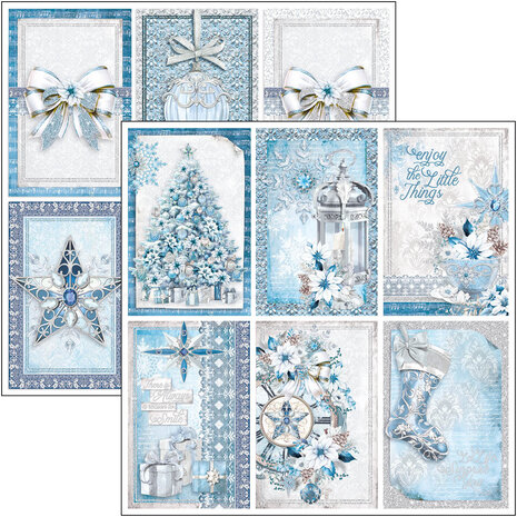 Ciao Bella Elegance of Blue 12x12 Inch Patterns Pad (8pcs) (CBT079) Ciao Bella Elegance of Blue 12x12 Inch Patterns Pad (8pcs) (CBT079)