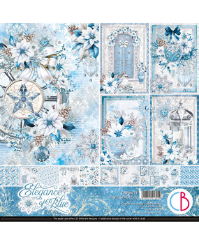 Ciao Bella Elegance of Blue 12x12 Inch Paper Pad (12pcs) (CBPM079) Ciao Bella Elegance of Blue 12x12 Inch Paper Pad (12pcs) (CBPM079)
